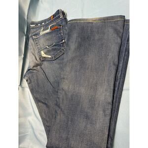7 for all Mankind Distressed Bootcut Jean